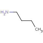 2d structure of butan-1-amine