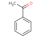 2d structure of 1-phenylethan-1-one