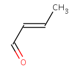 2d structure of (2E)-but-2-enal
