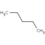 2d structure of pentane