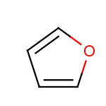 2d structure of furan